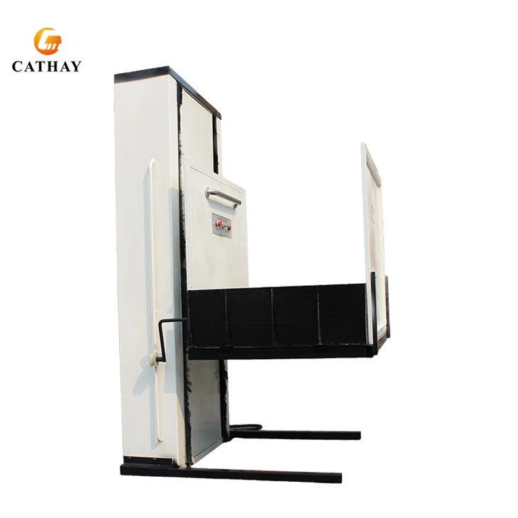 Thang máy nhà dọc giữa các tầng